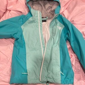 North face rain jacket kids
